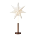 Markslöjd 706493 - Decorațiune de Crăciun LED reîncărcabilă NOELLA LED/0,5W/3,7V 2000 mAh maro/alb