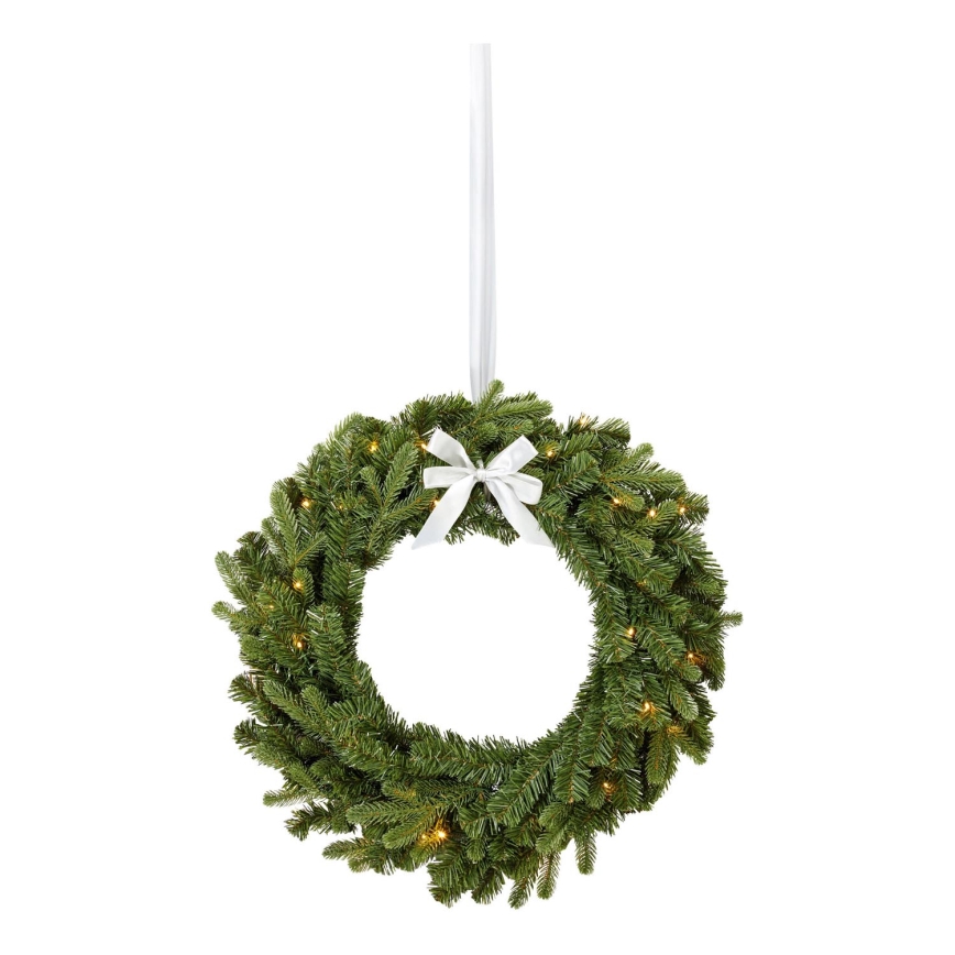 Markslöjd 706542 - LED Coronă de Crăciun de exterior VINTRA LED/1,8W/3xAA Ø 40 cm IP44 alb cald