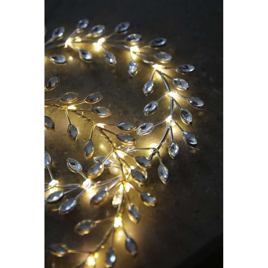 Markslöjd 706557 - Decorațiune LED de Crăciun ARIA LED/3,12W/2xAA argintie