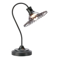 Markslöjd NOVIA 109151 - Lampă de masă 1xE27/60W/230V, negru/gri fumuriu