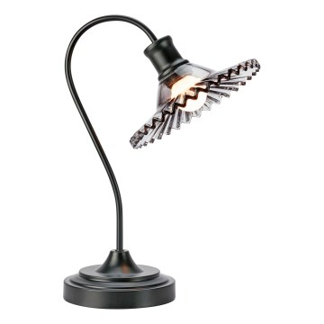 Markslöjd NOVIA 109151 - Lampă de masă 1xE27/60W/230V, negru/gri fumuriu