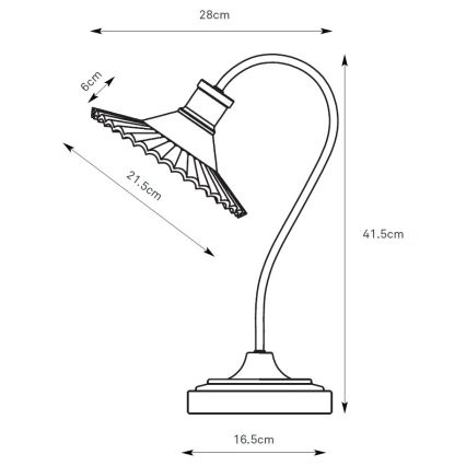 Markslöjd NOVIA 109151 - Lampă de masă 1xE27/60W/230V, negru/gri fumuriu