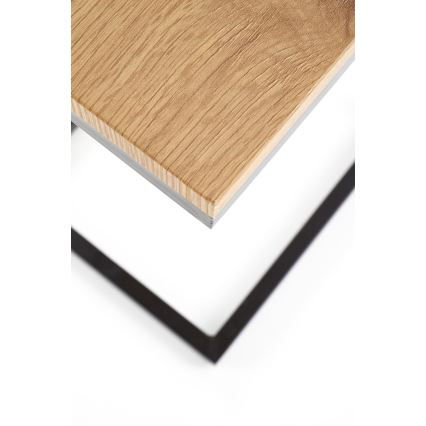 Masă de cafea AURIA, stejar/negru