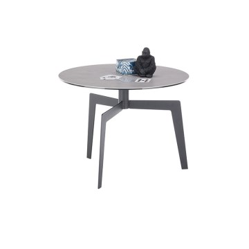Masă de cafea BALANCE, diametru 60 cm, gri/antracit