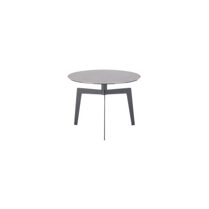 Masă de cafea BALANCE, diametru 60 cm, gri/antracit