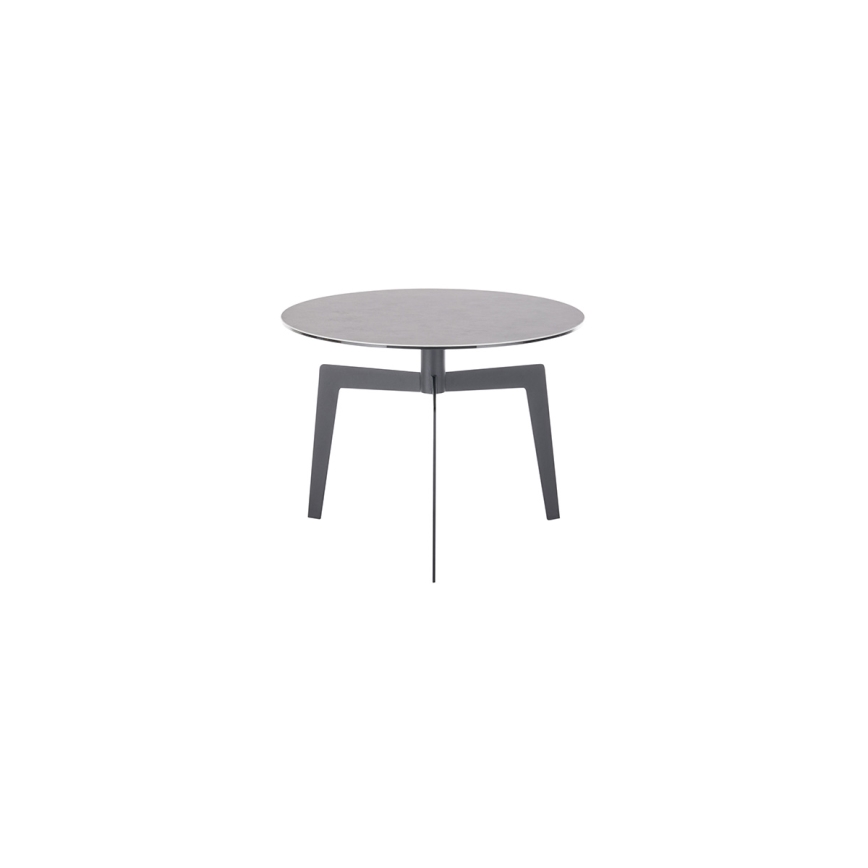 Masă de cafea BALANCE, diametru 60 cm, gri/antracit