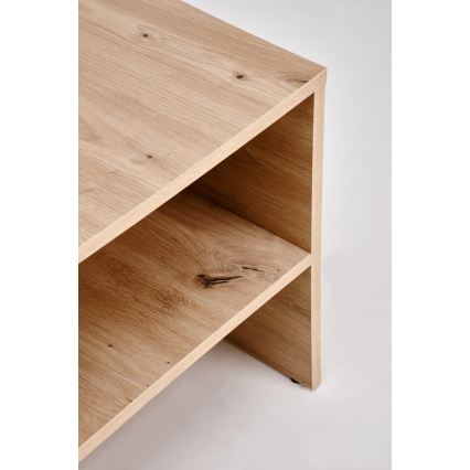 Masă de cafea BELA 100x42 cm stejar Artisan/antracit