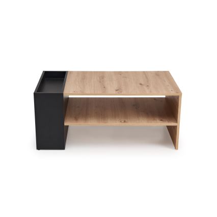 Masă de cafea BELA 100x42 cm stejar Artisan/antracit