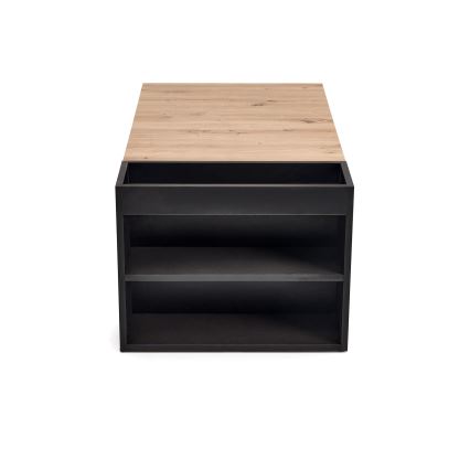 Masă de cafea BELA 100x42 cm stejar Artisan/antracit