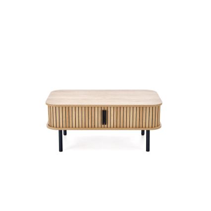 Masă de cafea CASA 90x50 cm maro/negru