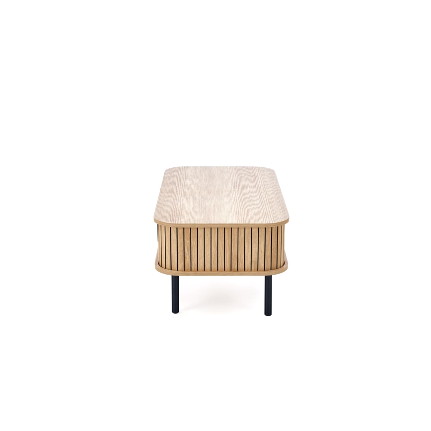 Masă de cafea CASA 90x50 cm maro/negru
