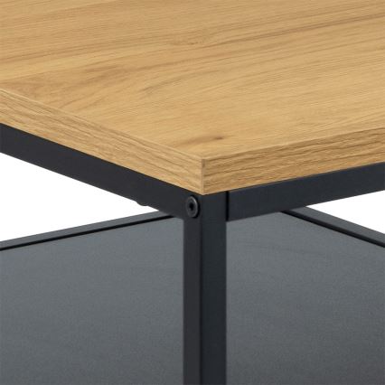 Masă de cafea CORA, stejar/negru