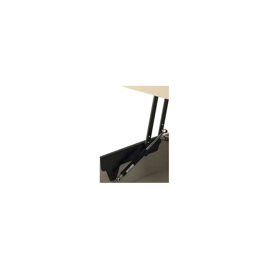 Masă de cafea cu blat cu mecanism de ridicare și poliță OASIS 75x75 cm crem/negru
