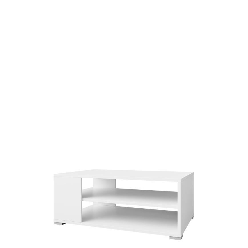 Masă de cafea GIMREN 40 x 100 cm, albă