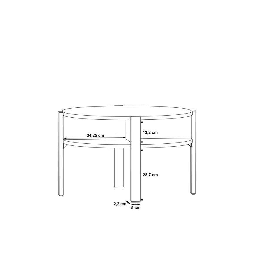 Masă de cafea INAR maro