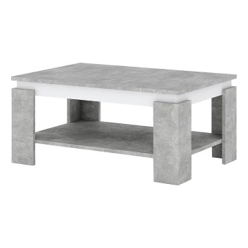 Masă de cafea LUNO gri beton/antracit