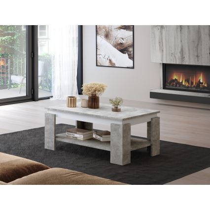 Masă de cafea LUNO gri beton/antracit
