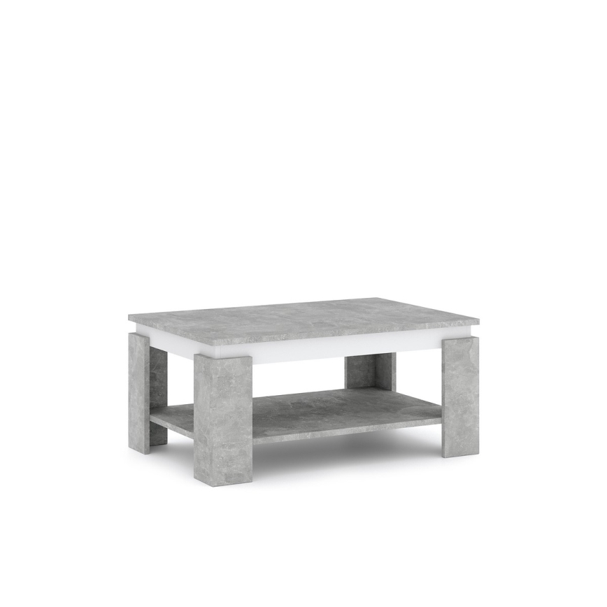 Masă de cafea LUNO gri beton/antracit