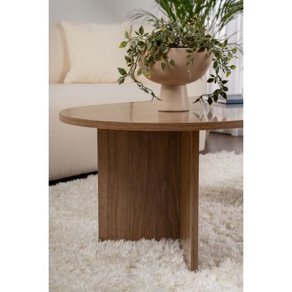 Masă de cafea NEL, nuc