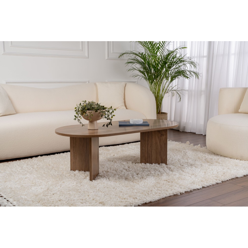 Masă de cafea NEL, nuc