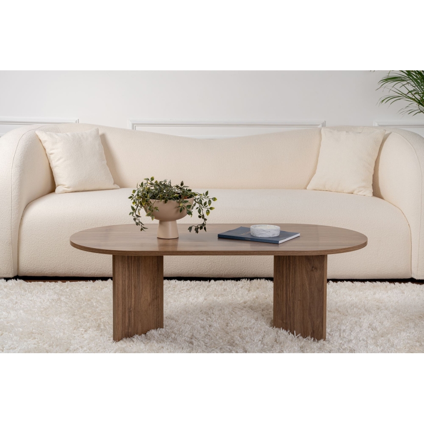 Masă de cafea NEL, nuc