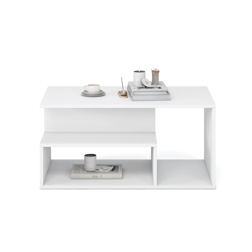 Masă de cafea NOTE 90x51 cm albă