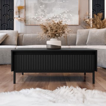 Masă de cafea OZMI 40 x 100 cm, neagră