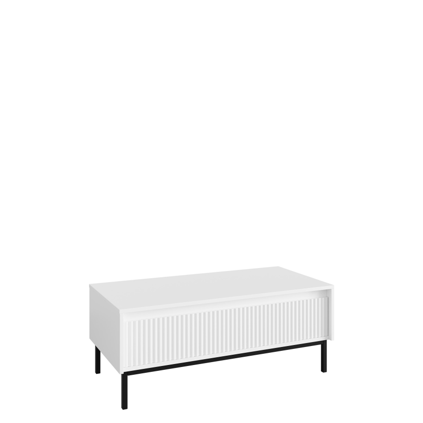 Masă de cafea OZMI 40x100 cm albă