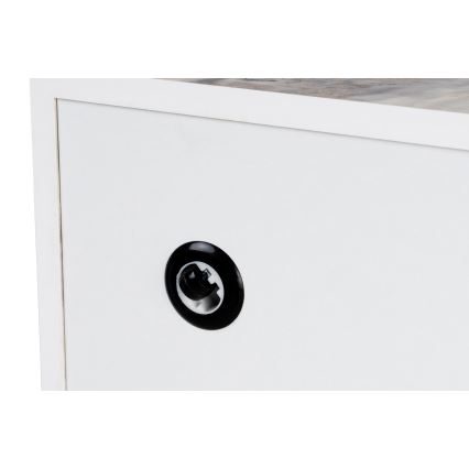 Masă de cafea PRIZMA, 35 x 90 cm, decor marmură