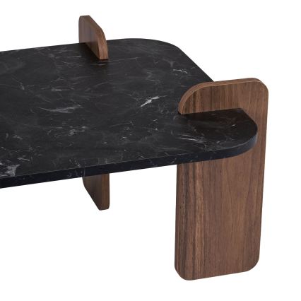 Masă de cafea PURO 120x60 cm nuc/negru
