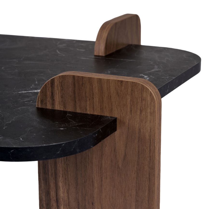 Masă de cafea PURO 120x60 cm nuc/negru