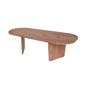 Masă de cafea ROND 130x65 cm pin