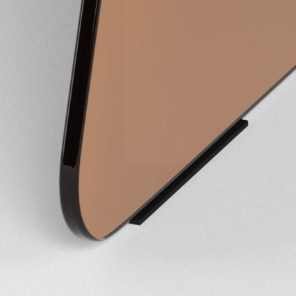 Masă de cafea SANOS, 80 cm, maro fumuriu