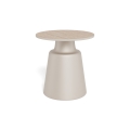 Masă de cafea SANTORINI Ø 45 cm bej/gri/ceramică