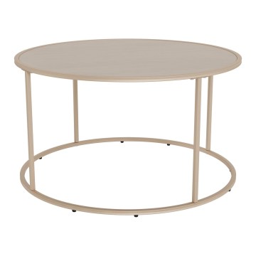 Masă de cafea SARON, Ø 80 cm, gri