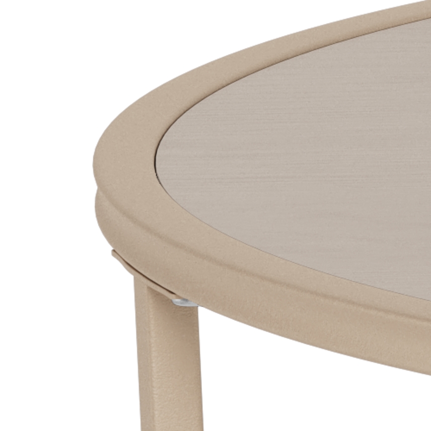 Masă de cafea SARON, Ø 80 cm, gri