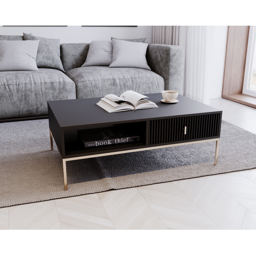 Masă de cafea SUE, neagră