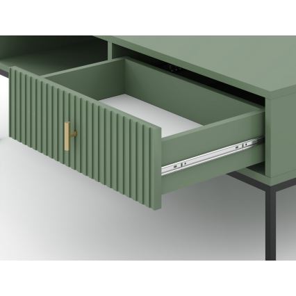 Masă de cafea SUE, verde/negru