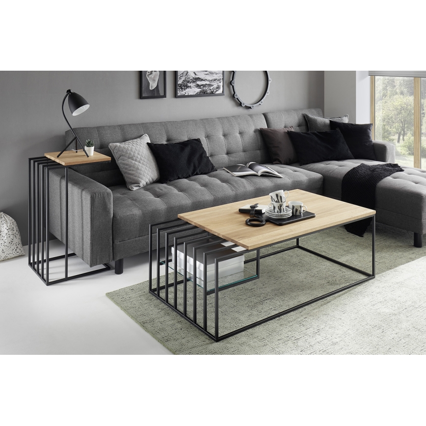 Masă de cafea ZAIRA, stejar