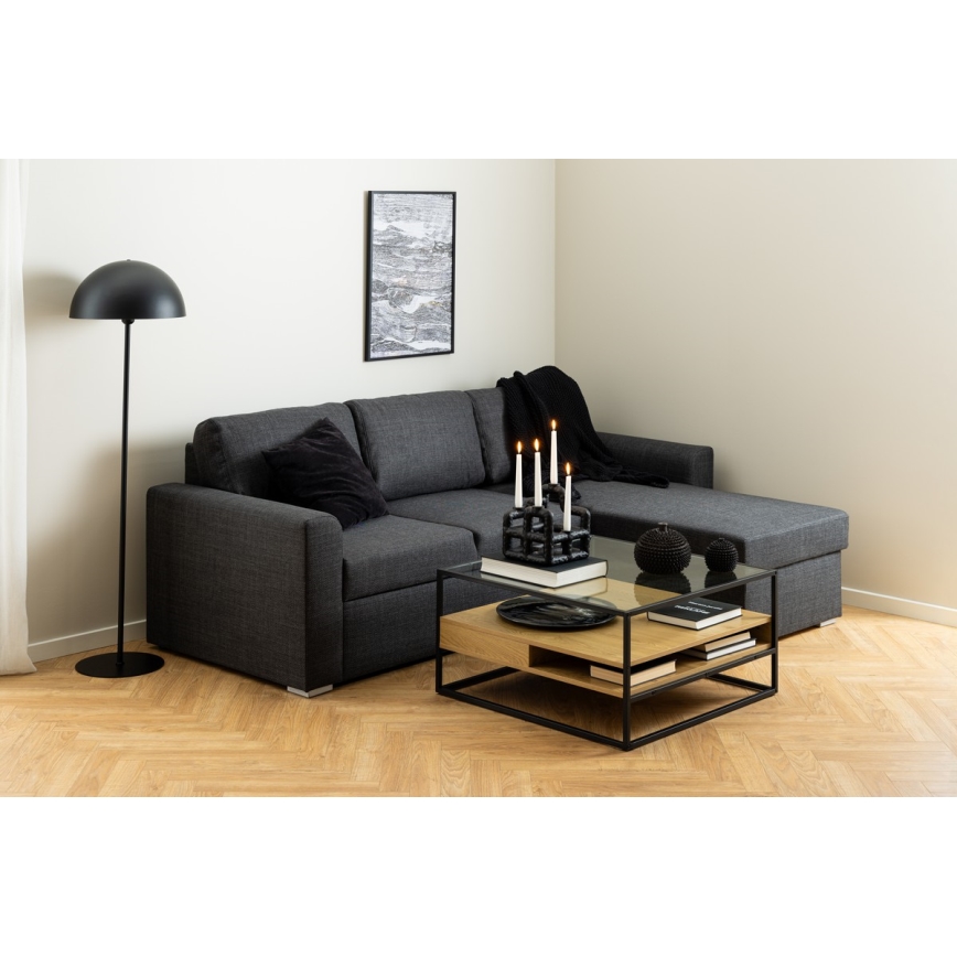 Măsuță de cafea ZEIN stejar/negru