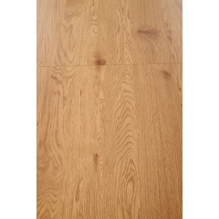 Masă de dining BALNOR, stejar/negru