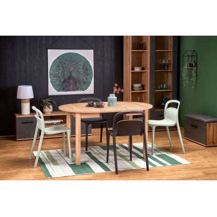 Masă de dining CALMIO, stejar craft