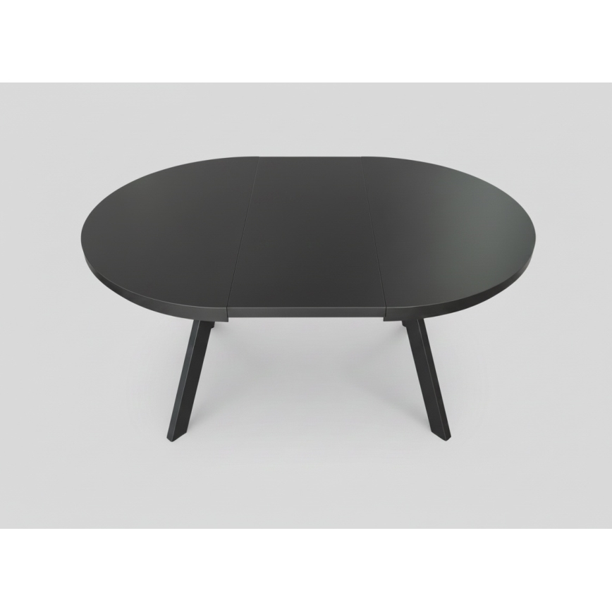 Masă de dining extensibilă CENTRO 100/140x77 cm, neagră