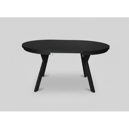 Masă de dining extensibilă CENTRO 100/140x77 cm, neagră