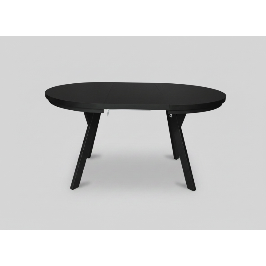 Masă de dining extensibilă CENTRO 100/140x77 cm, neagră