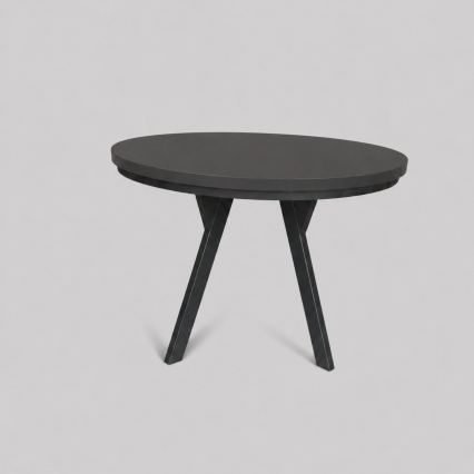 Masă de dining extensibilă CENTRO 100/140x77 cm, neagră