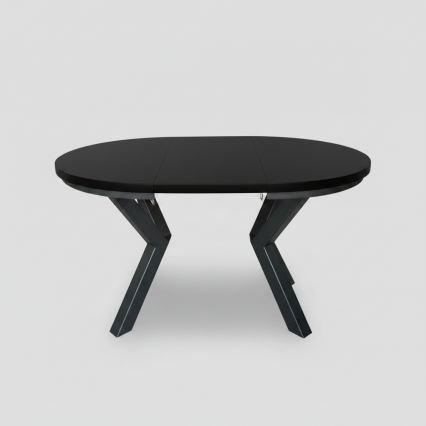 Masă de dining extensibilă CONVI 100/140x73 cm, neagră