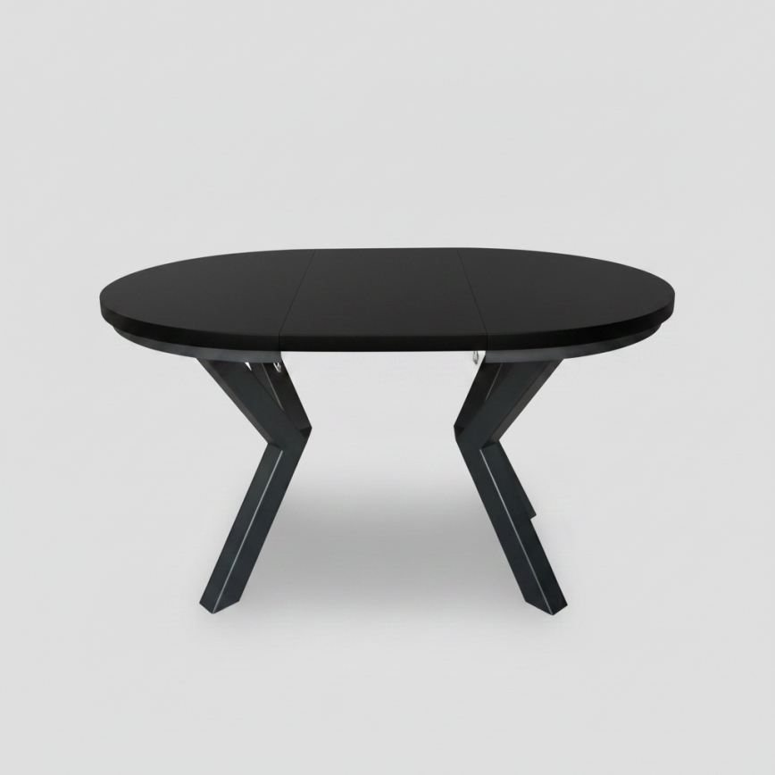 Masă de dining extensibilă CONVI 100/140x73 cm, neagră