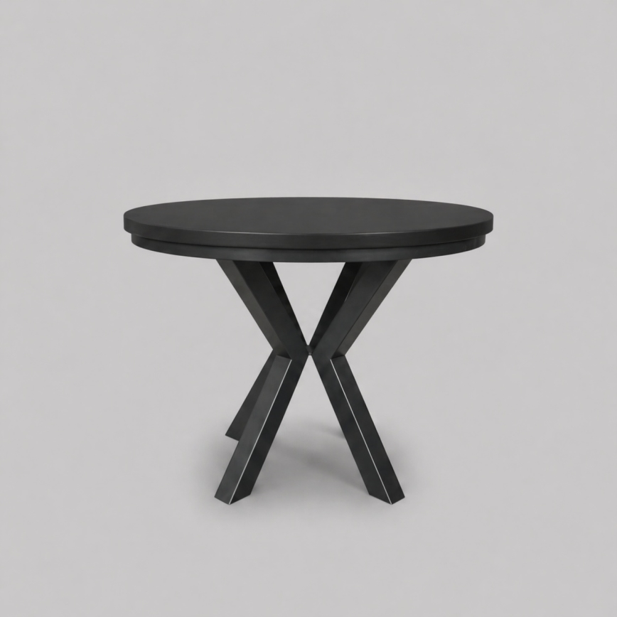 Masă de dining extensibilă CONVI 100/140x73 cm, neagră