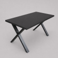 Masă de dining extensibilă DOMO 150/190x80 cm, neagră